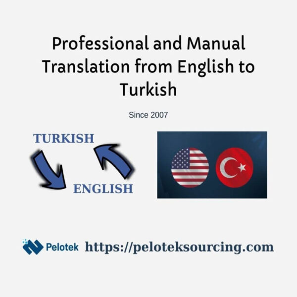 Professional Manual English to Turkish translation services