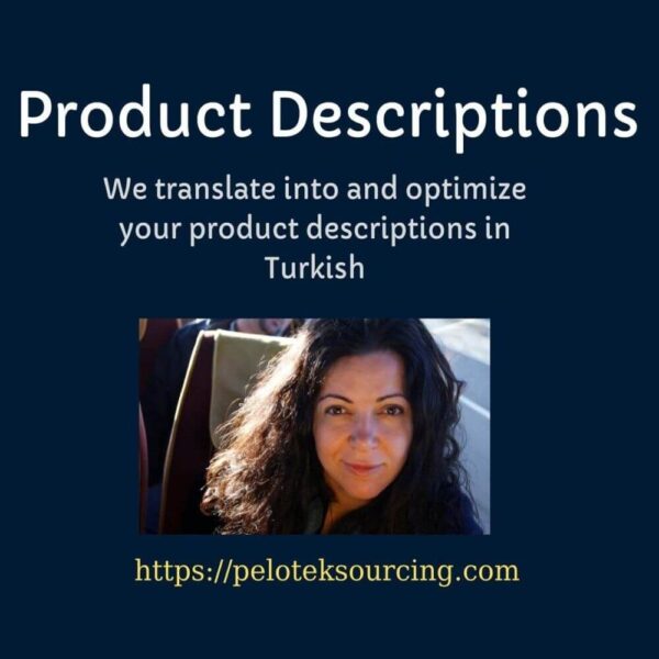 Turkish product descriptions services