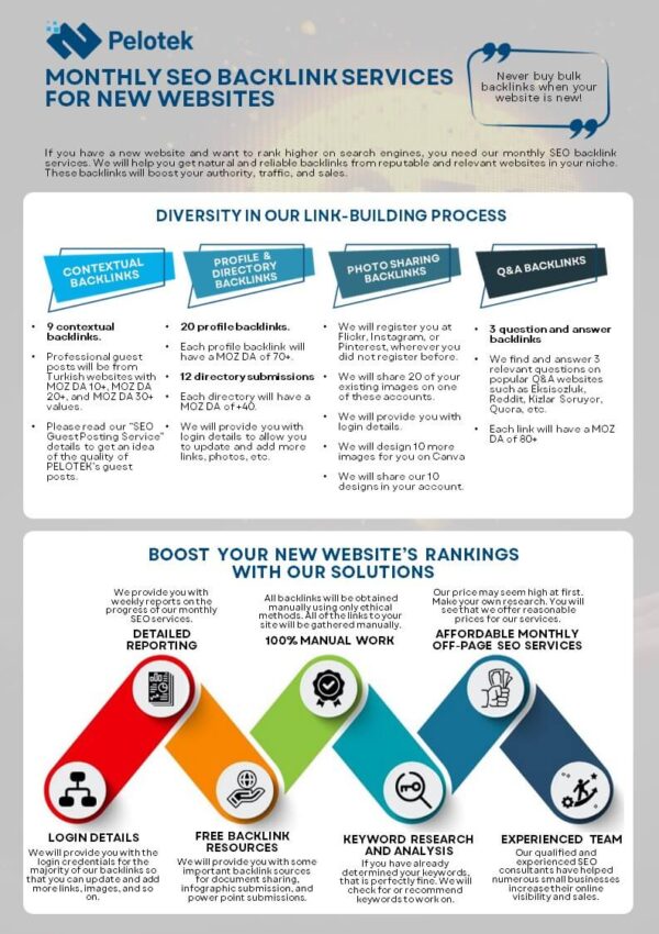 Monthly SEO Backlink Services-infographic